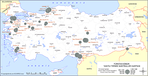 Türkiye Kömür Santralleri Haritası
