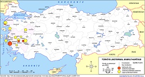 Türkiye Jeotermal Santralleri Haritası