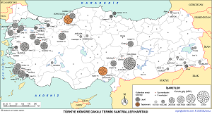 Türkiye Kömüre Dayalı Termik Santralleri Haritası 2014