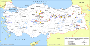 Türkiye Tuz Kaynakları Haritası