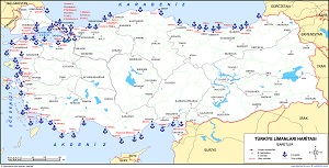 Türkiye Limanları Haritası