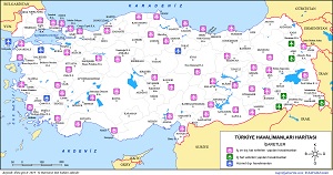 Türkiye Havalimanları Haritası 2019