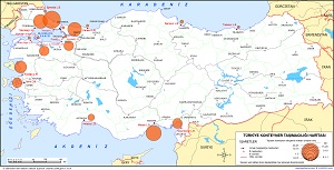 Türkiye Konteyner Taşımacılığı Haritası