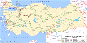 Türkiye Demiryolları Haritası