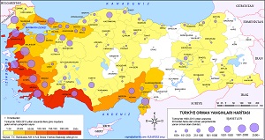 Türkiye Orman Yangınları Haritası