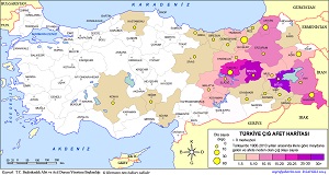 Türkiye Çığ Afet Haritası