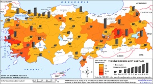 Türkiye Deprem Afet Haritası
