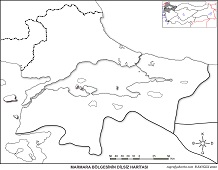Marmara Bölgesinin Dilsiz Haritası 2