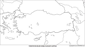 Türkiye Dilsiz Komşu Ülkeler Haritası