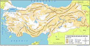 Türkiye'nin Dilsiz Dağları Haritası