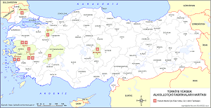 Türkiye İçki Fabrikaları Haritası