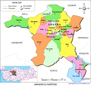 Ankara İli Haritası