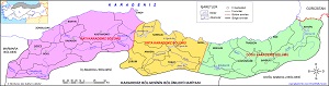 Karadeniz Bölgesinin Bölümleri Haritası