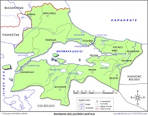 Marmara Bölgesinin Haritası 2