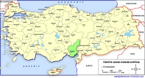 Adana Konum Haritası