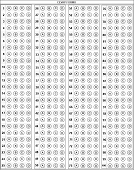 Test Sınavı Cevap Formu (100 Soruluk)
