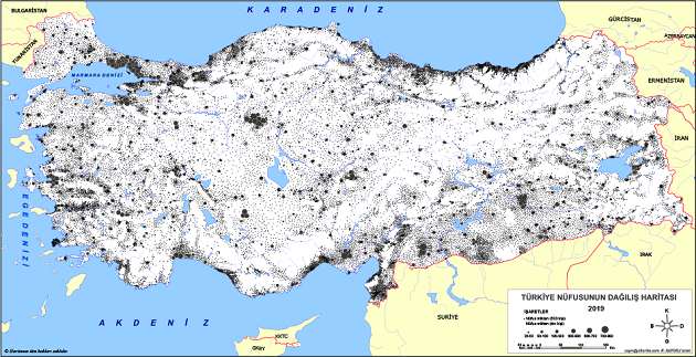 Türkiye Nüfus Haritası
